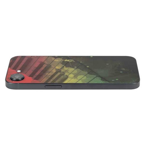 Rasta Color Keys iPhone 16e Skin